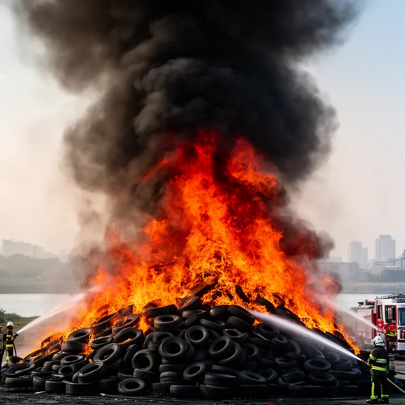 raging tire fire