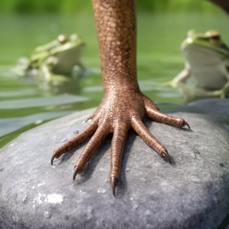 unwebbed