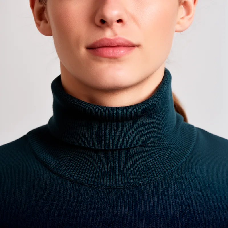 mock polo neck