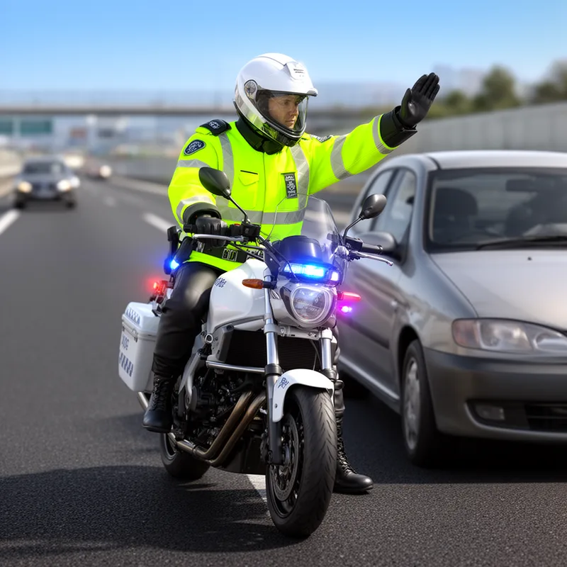 motorcycle policeman