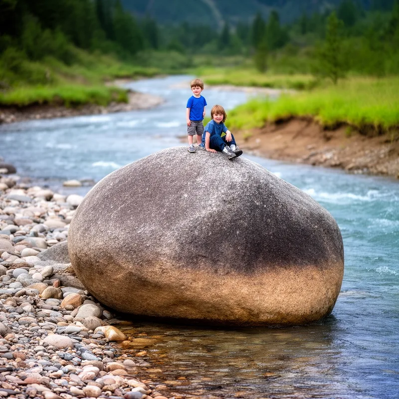 river boulder