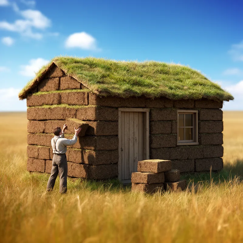 sod house