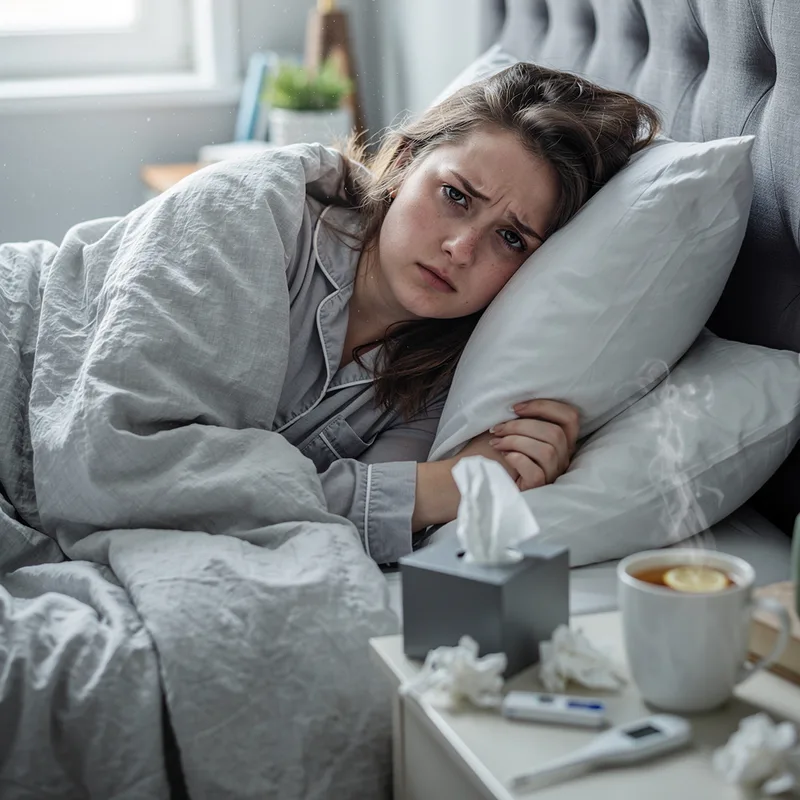 out sick