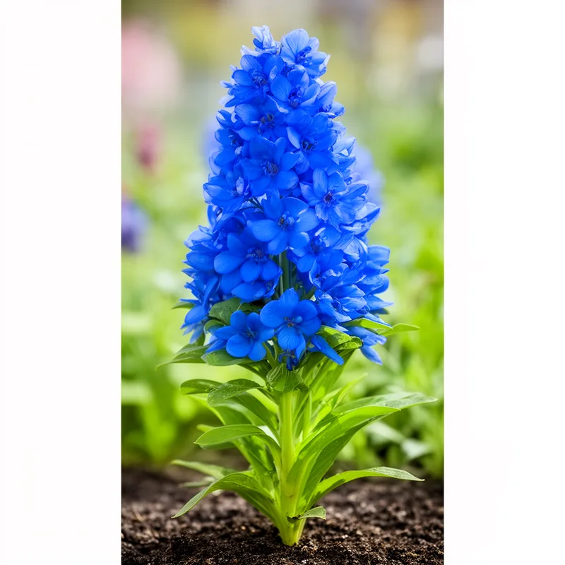 blue-flowered
