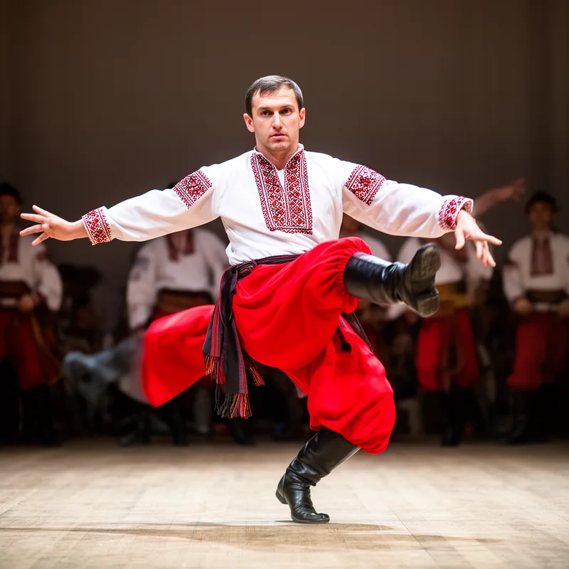 Cossack dancer