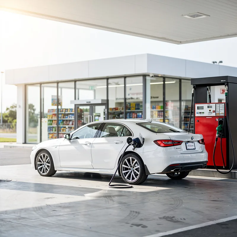 gas station