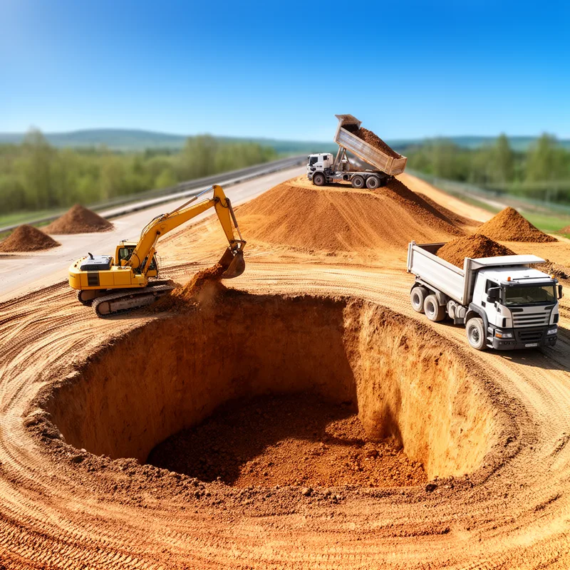 borrow pit