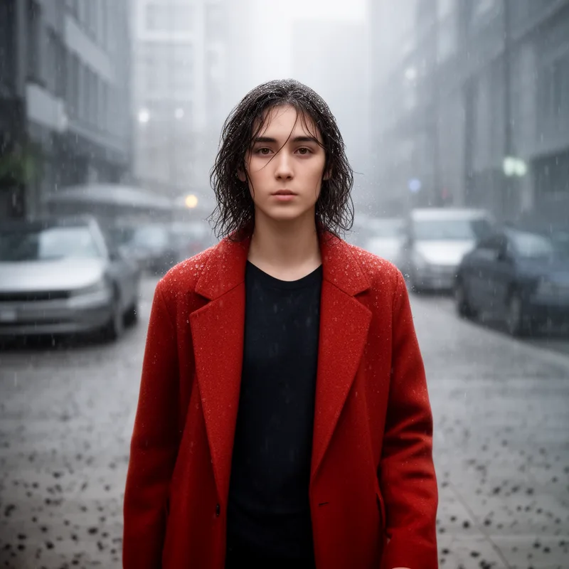 drizzling