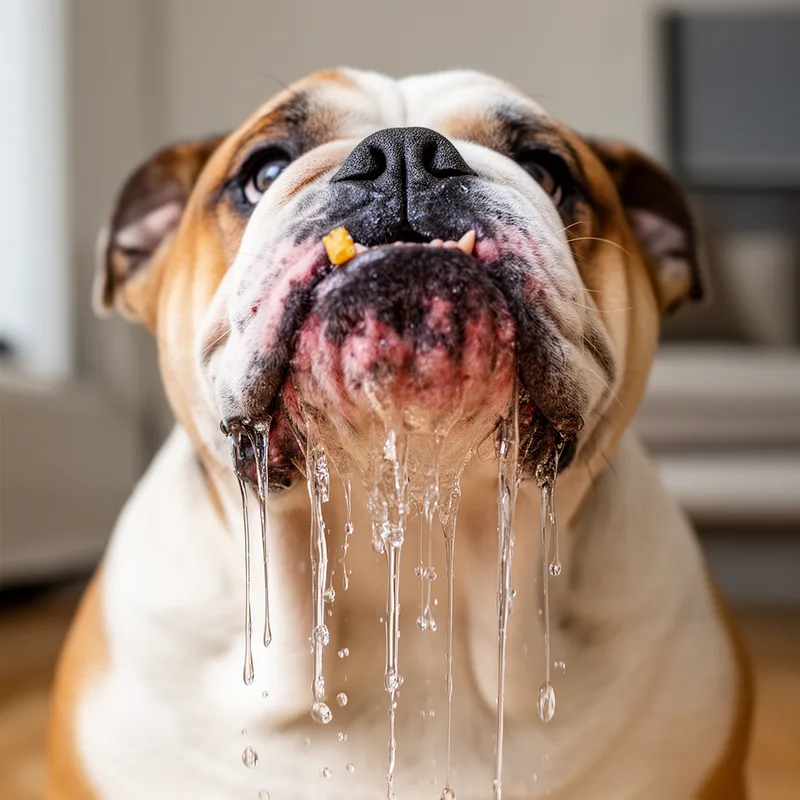 to slobber