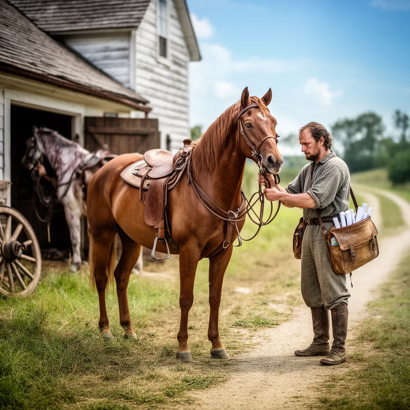 post horse