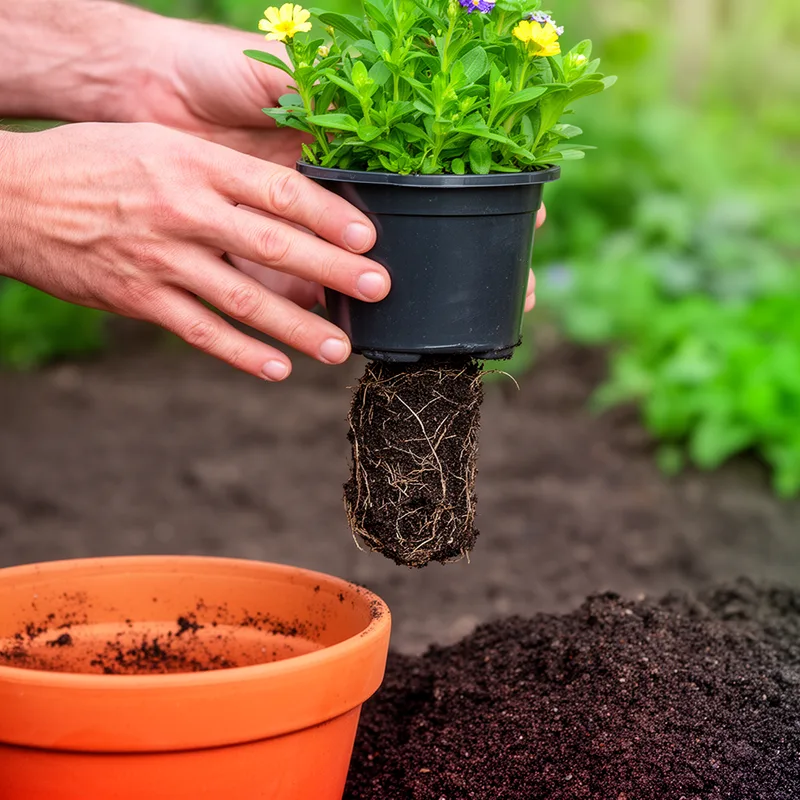 to unpot
