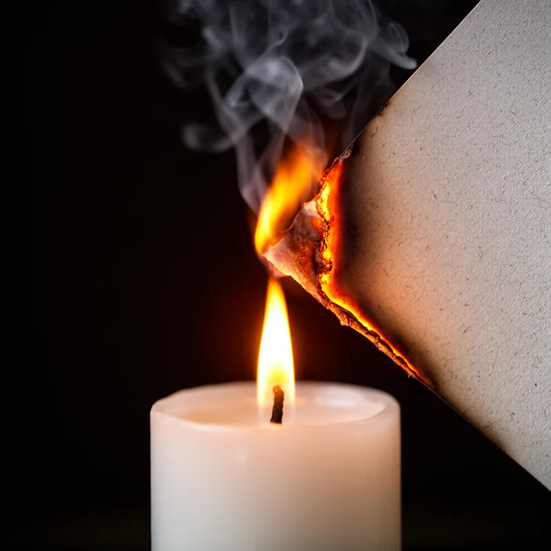 to catch fire