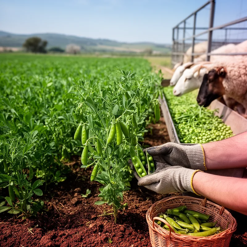 field-pea plant