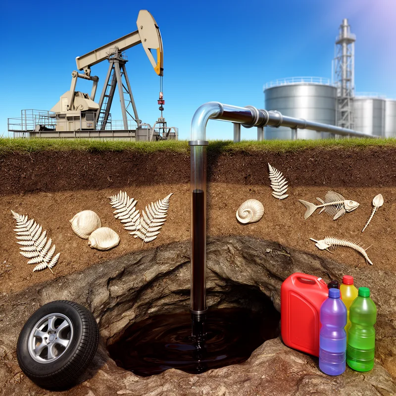 fossil oil