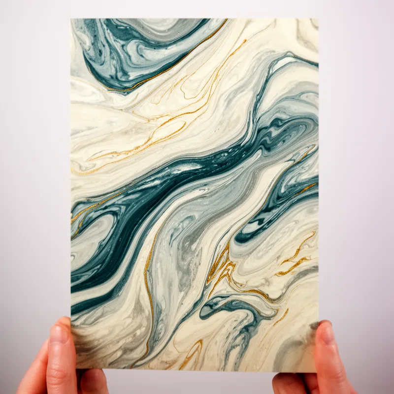 marbleized