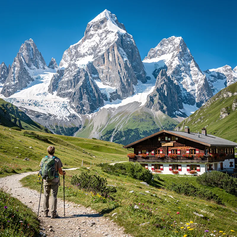 the Alps