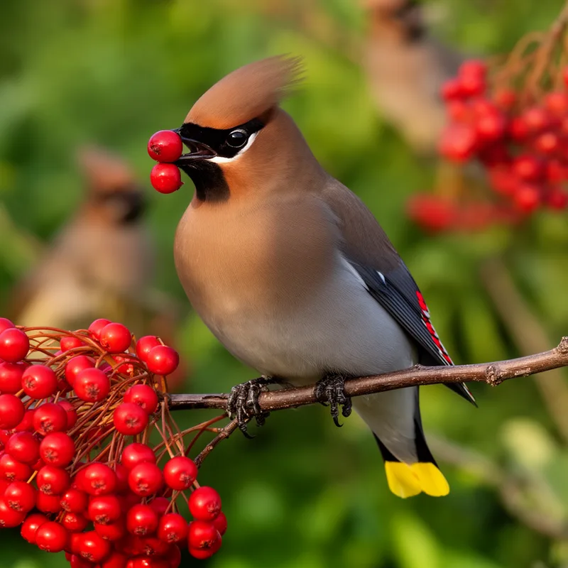 cedar waxwing