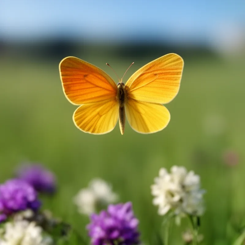 sulfur butterfly