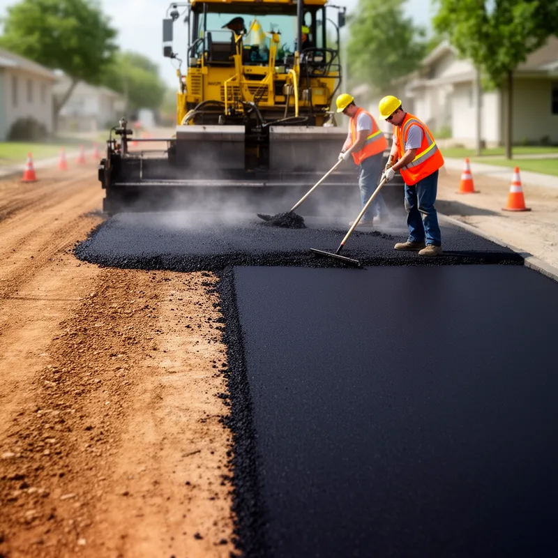 to asphalt