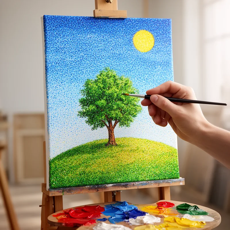 pointillistic