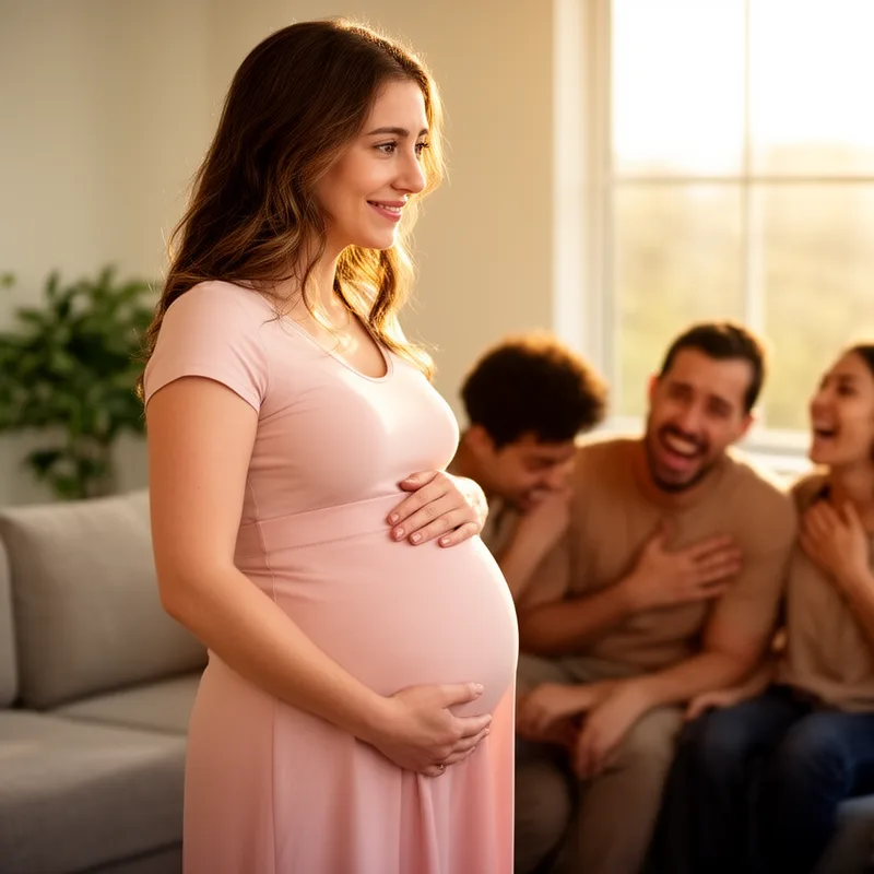 pregnantly