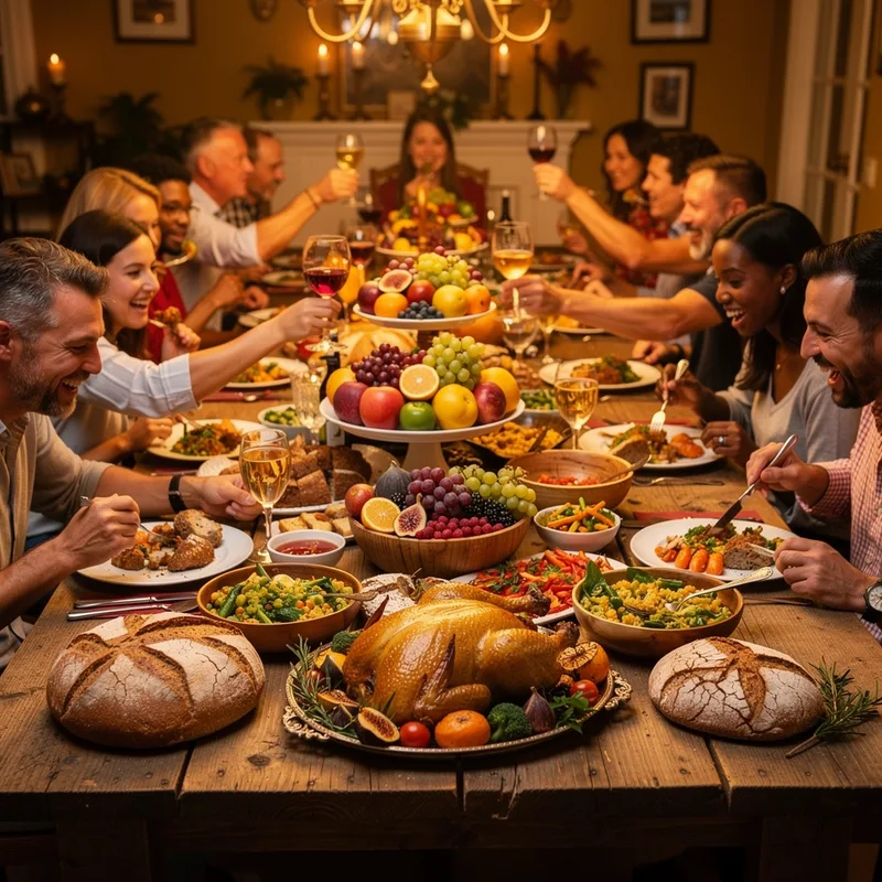 to feast