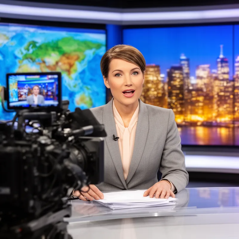 TV newswoman