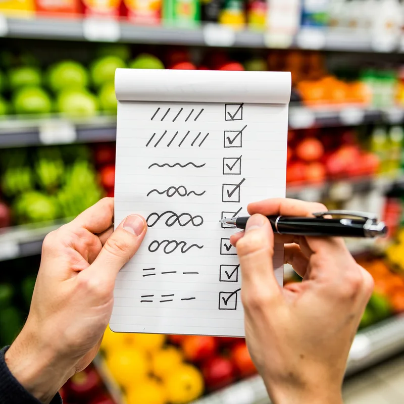 shopping list