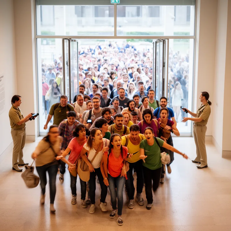 flood of visitors