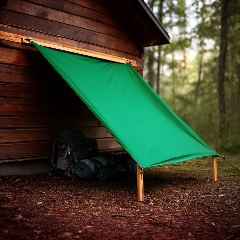 lean-to tent