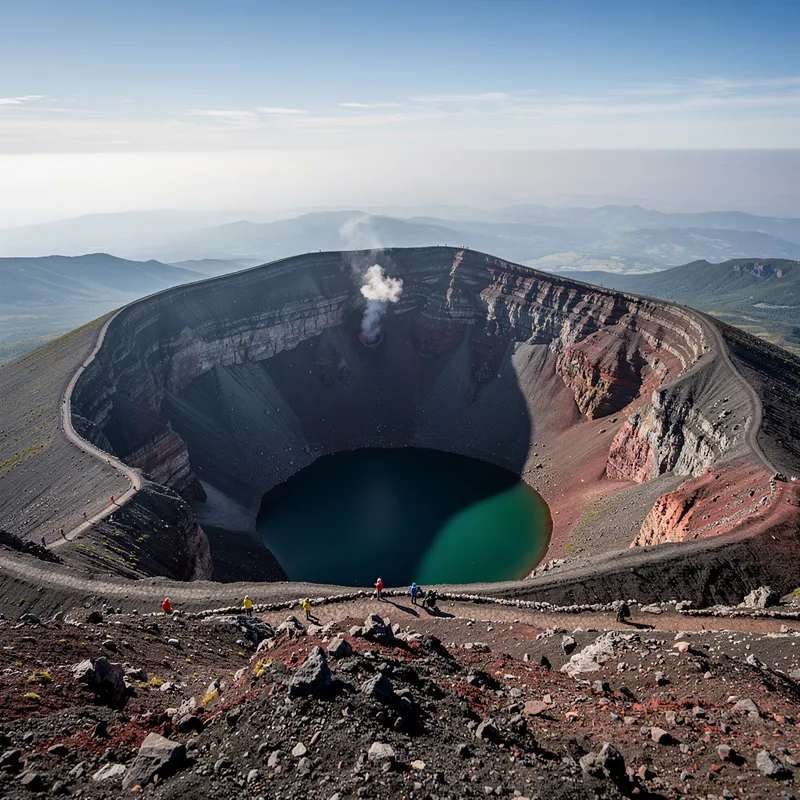 volcanic crater