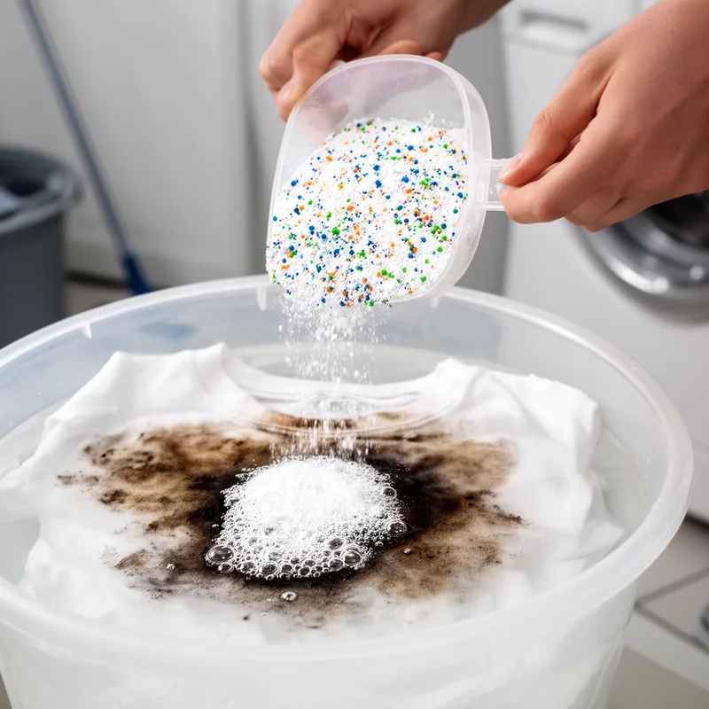 built-soap powder