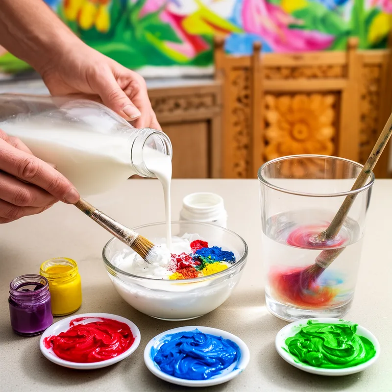 casein paint