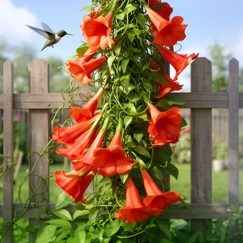 trumpet flower