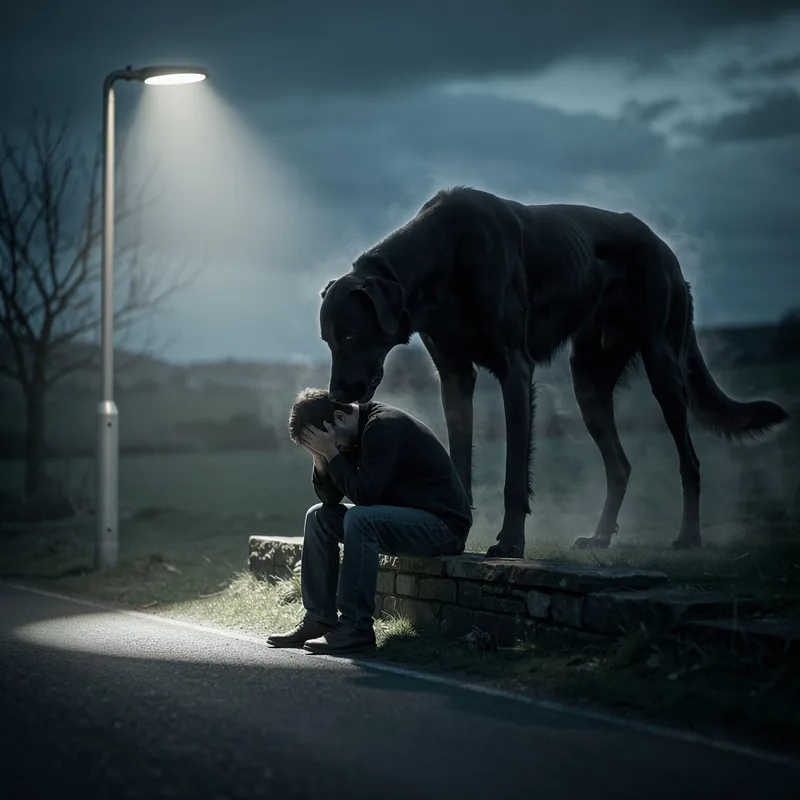black dog