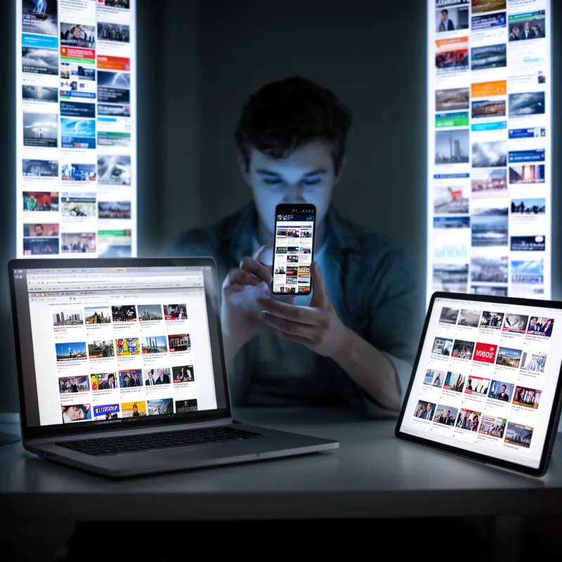 stream of news