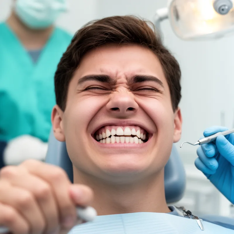 to grit one's teeth