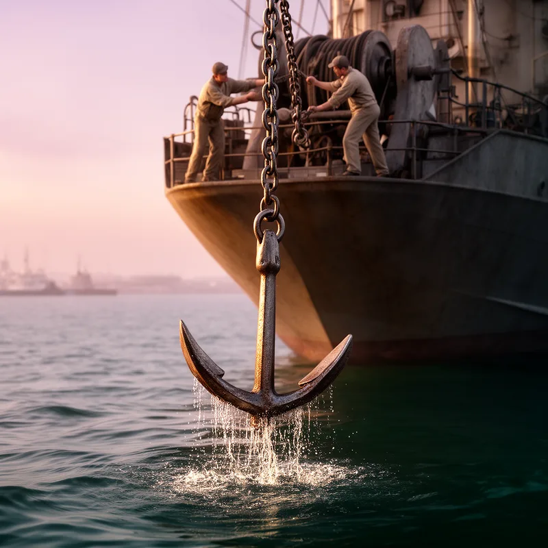 to weigh the anchor