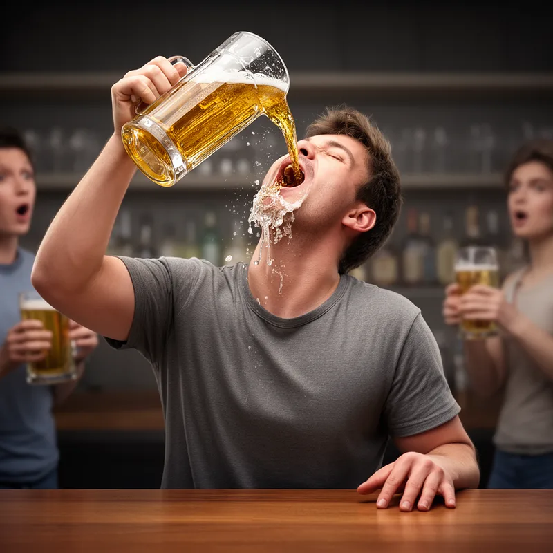 to swill down