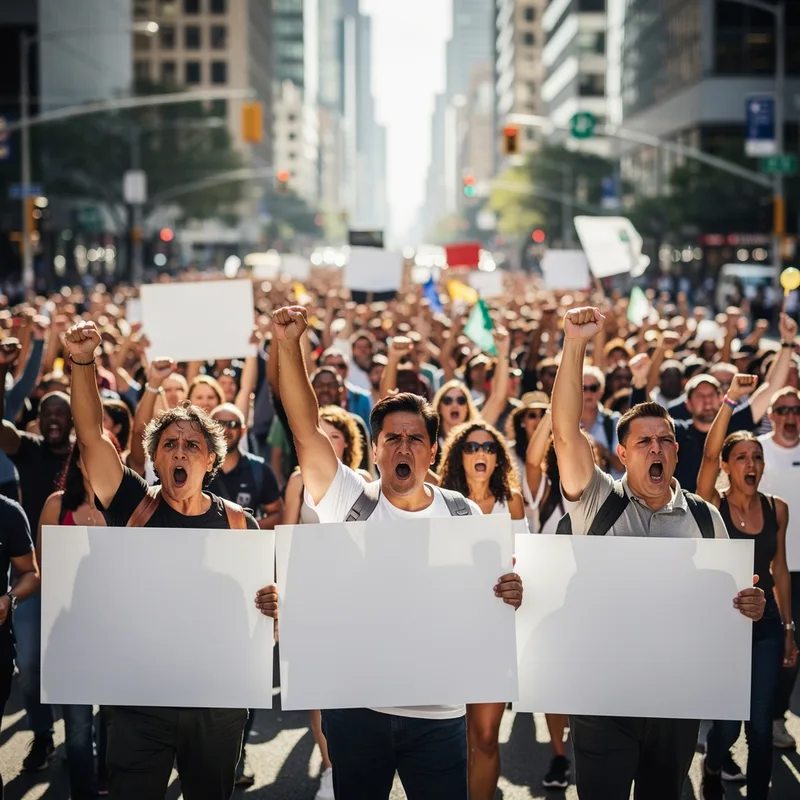 to take to the streets