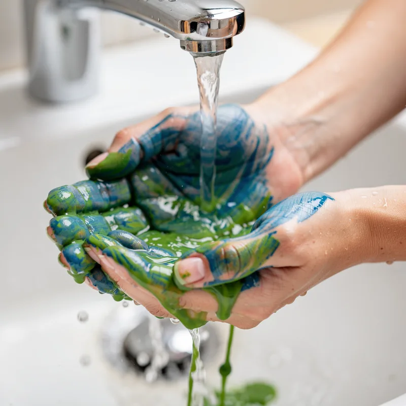to wash off