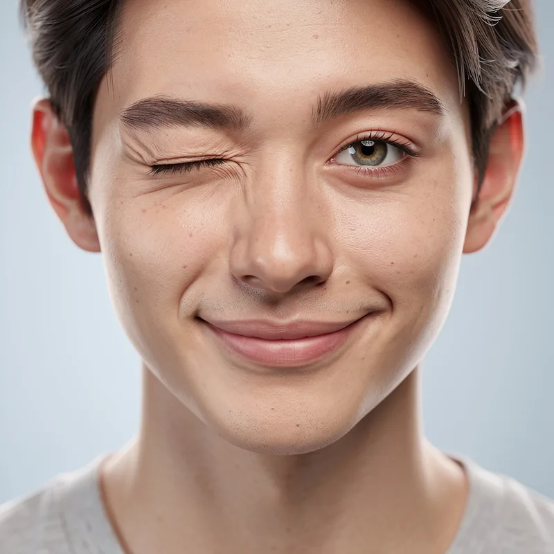 winking