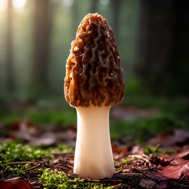 half-free morel