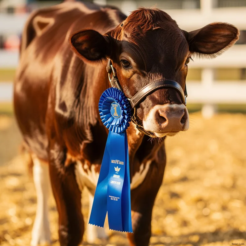 prize-winning heifer