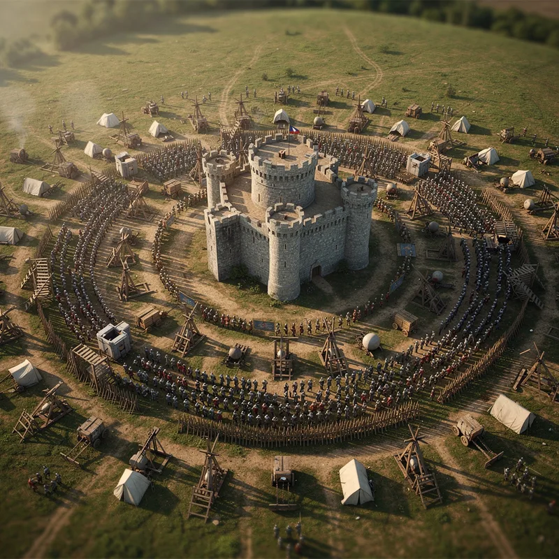 to besiege