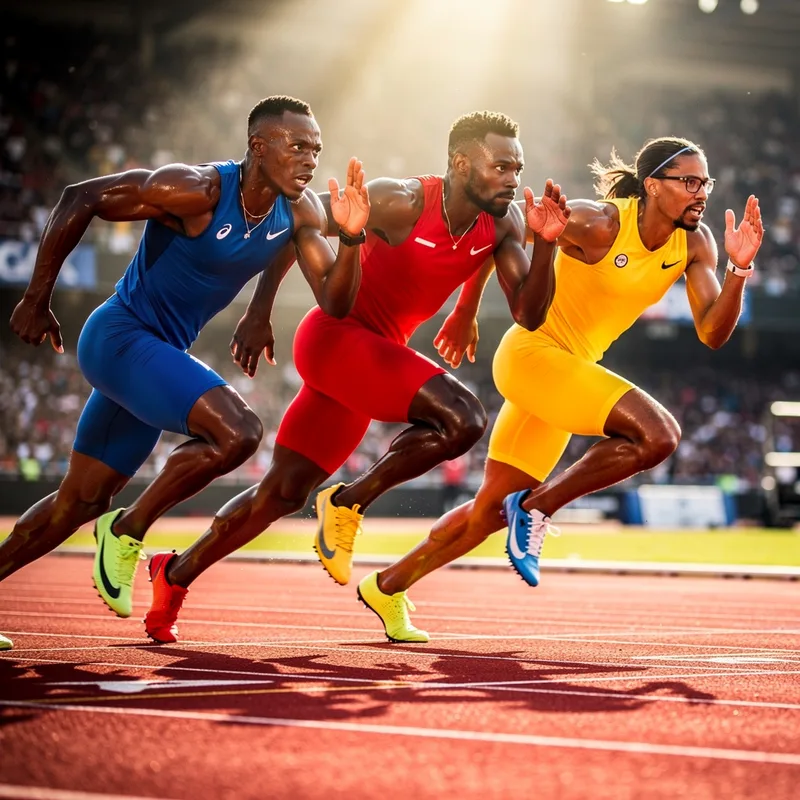 in the running