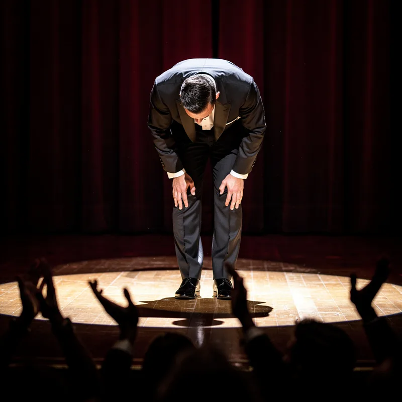 to take a bow