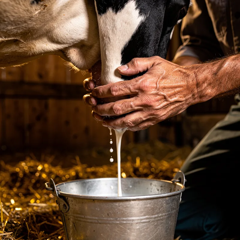 to milk