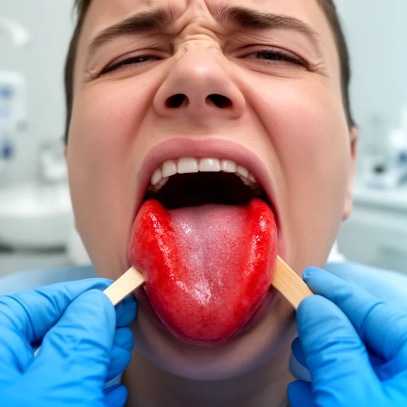 acute glossitis