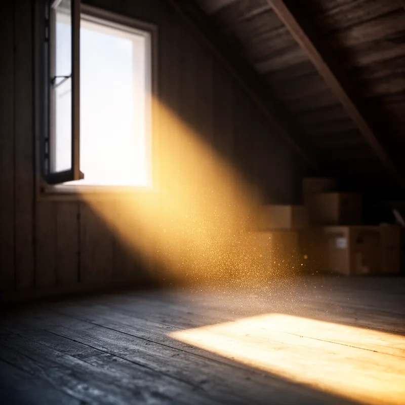 slant of sunlight